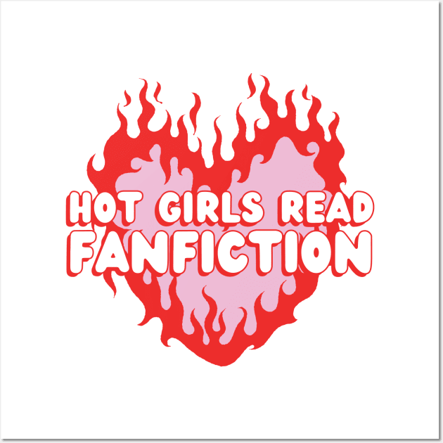 hot girls read fanfiction Wall Art by rachem